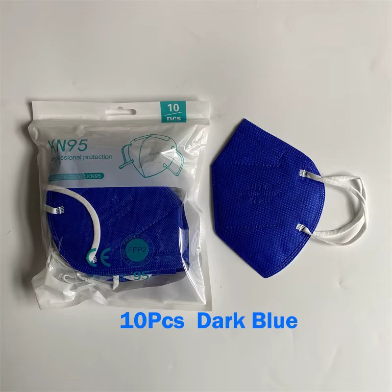 10Pcs Dark Blue