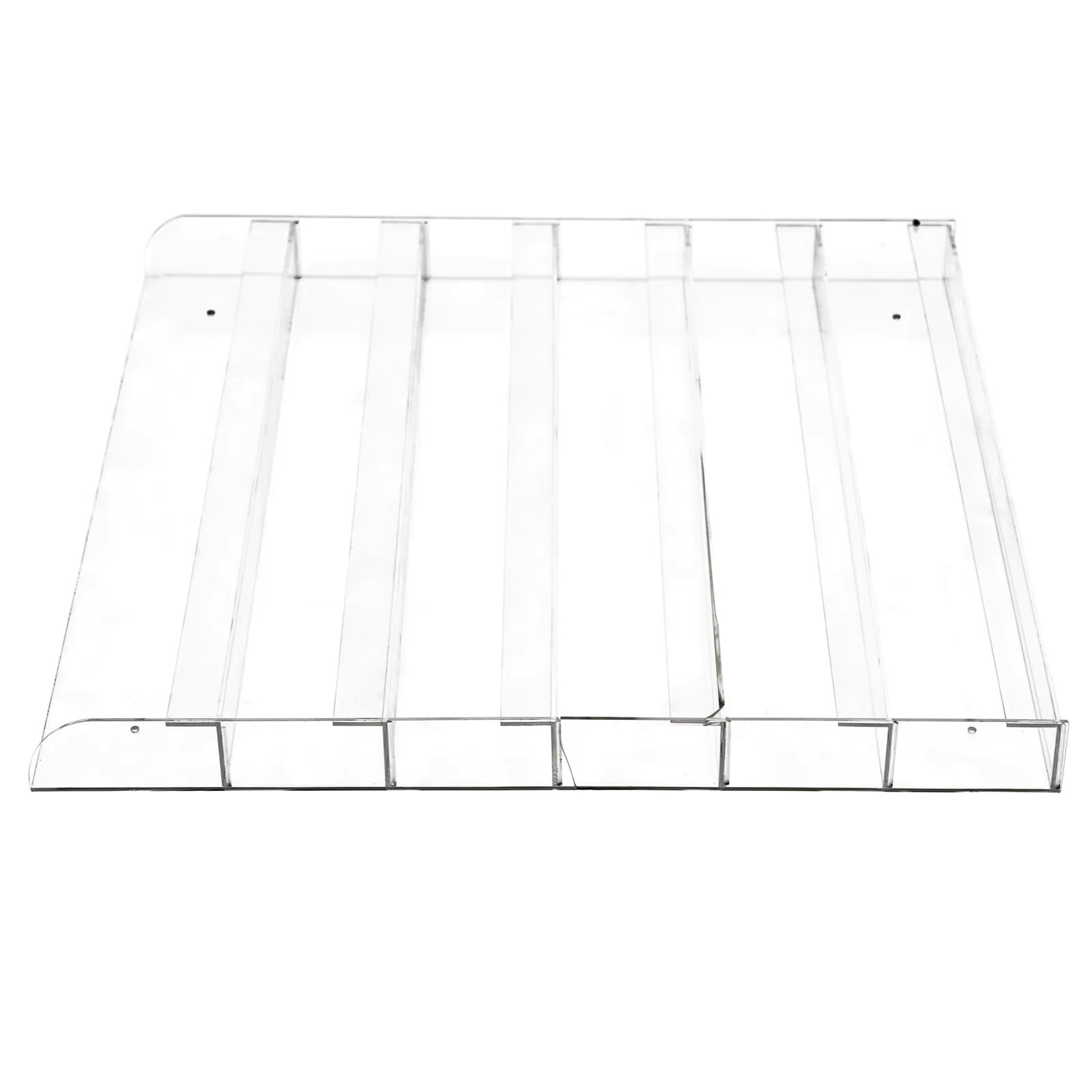 Acrylic Nail Polish Organiser Holder Transparent 6 Layer Cosmetics Wall Mounted Display Rack With Screw Accessories