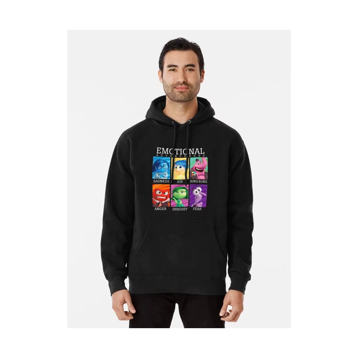 Men's Kangaroo Sweatshirt Cold Fun Mint 2 Emotions