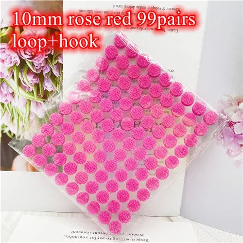 Rose red 10mm 99pair