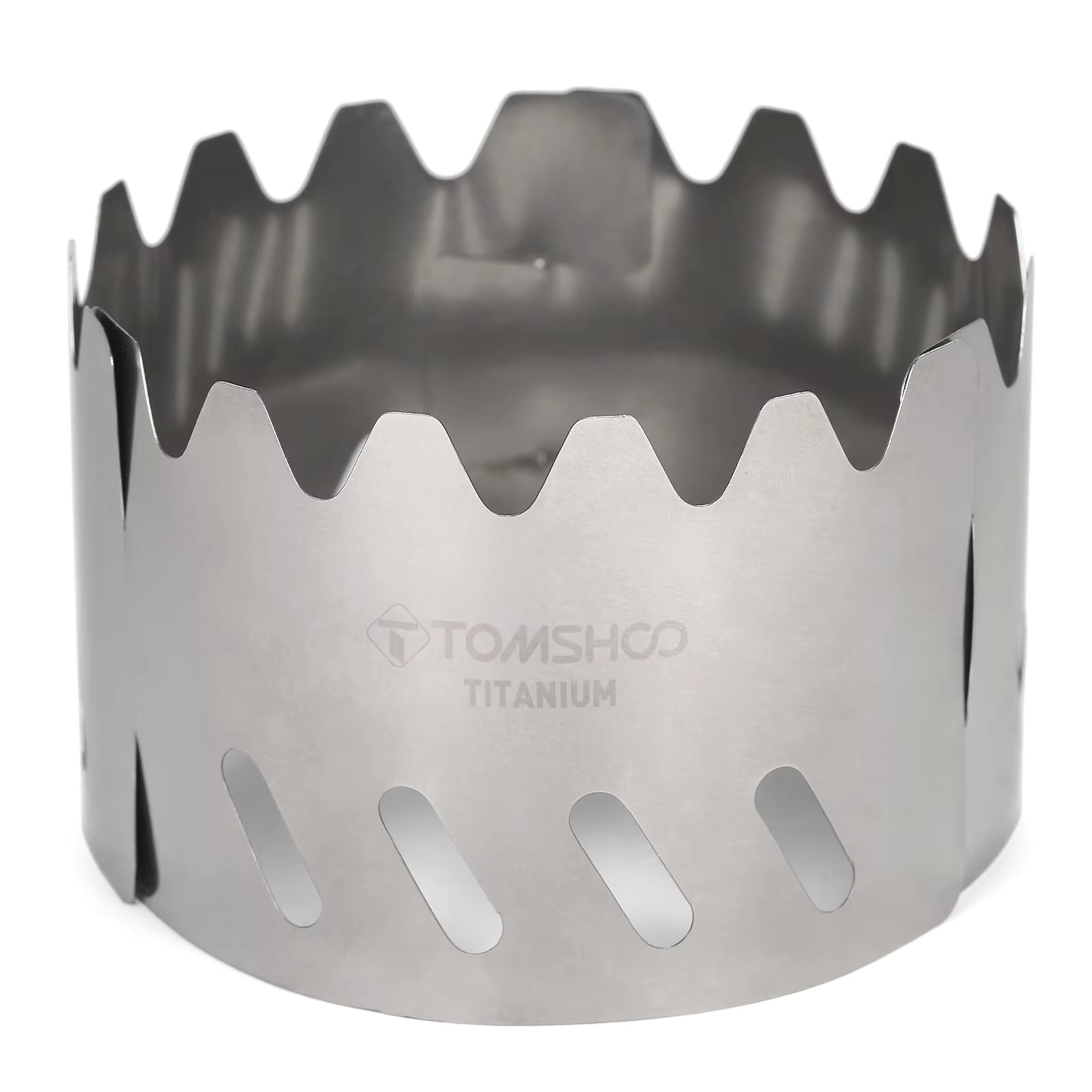 TOMSHOO Portable Outdoor Ultralight Titanium Alcohol Stove Rack Stand Windscreen for Camping Hiking Backpacking