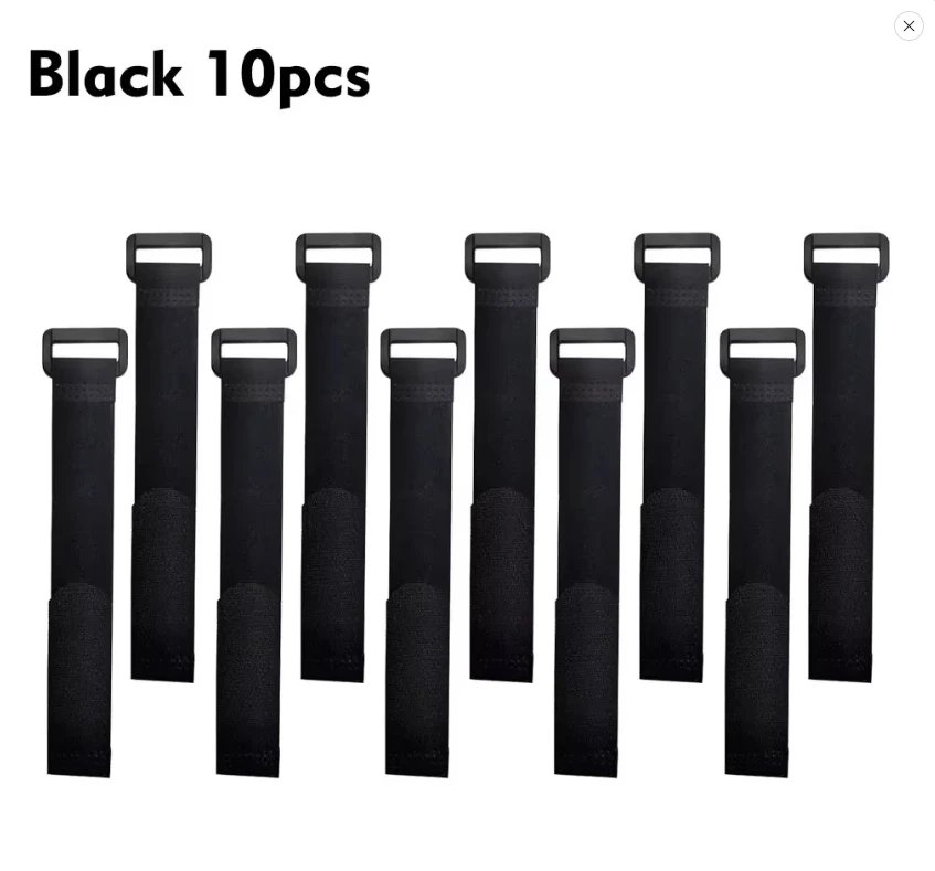 10pcs 20x200mm black