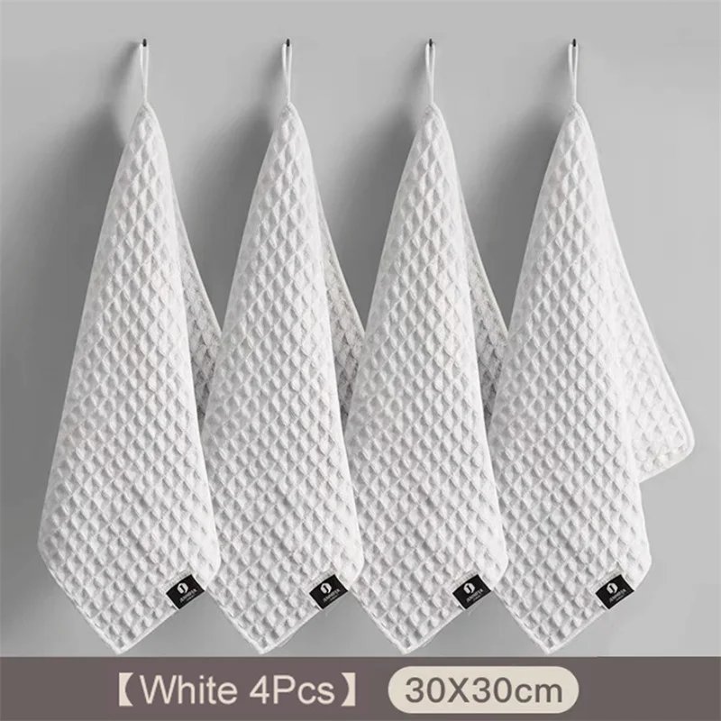 White 30x30cm-4Pcs