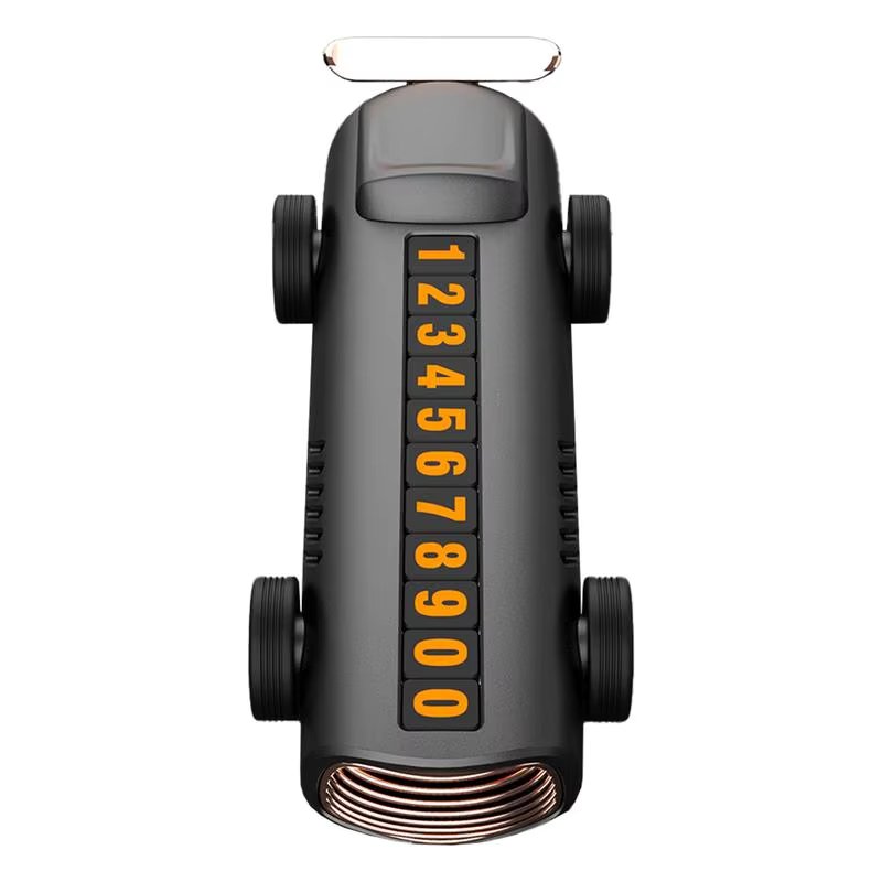 Parking Number Plate Car Perfume Ornament Decorative Accessories Phone Number Plate Solid Aromatherapy Easy Push Design For Car