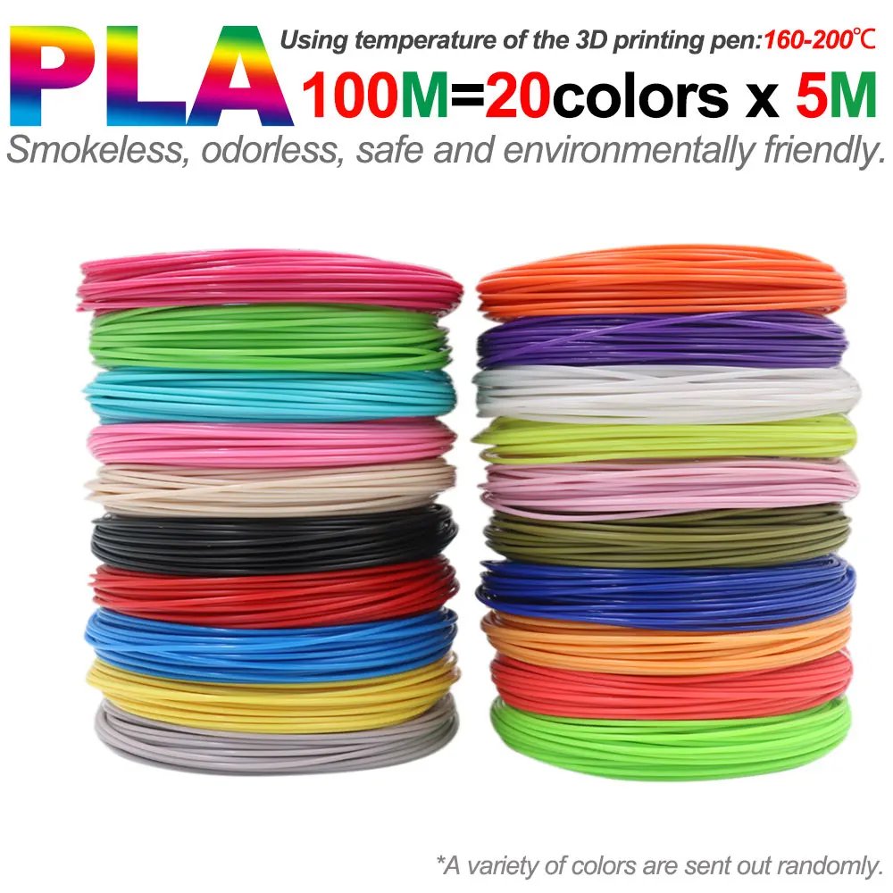 100M PLA 20Colors