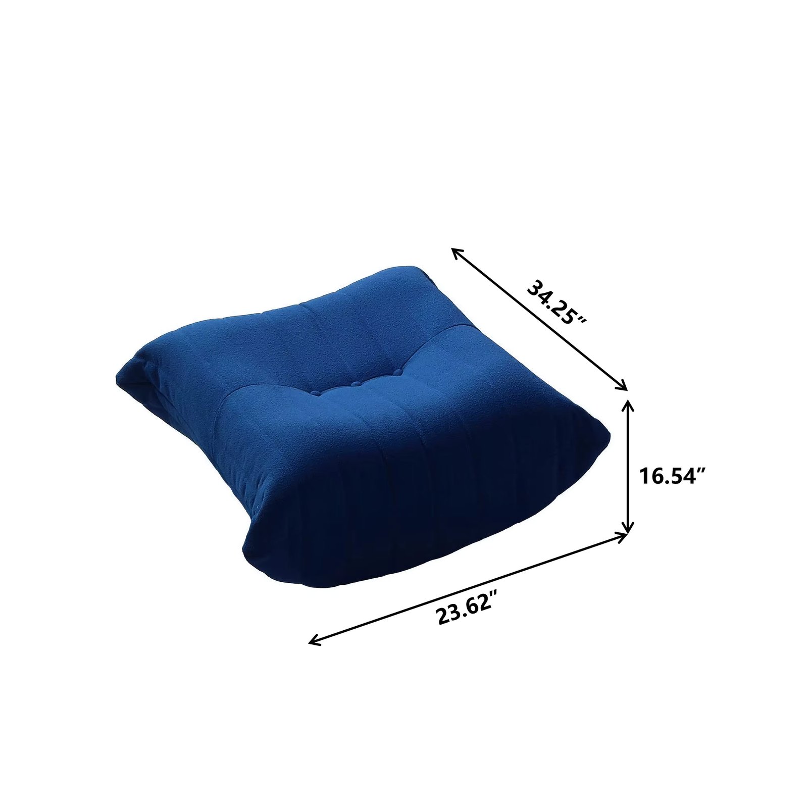 Blue ottoman