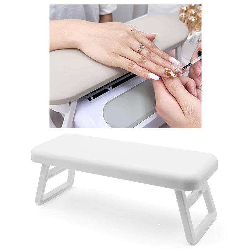 Foldable Nail Art Hand Pillow Armrests Nail Art Stand For Nails With Mat Set Manicure Table Hand Cushion Pillow Holder