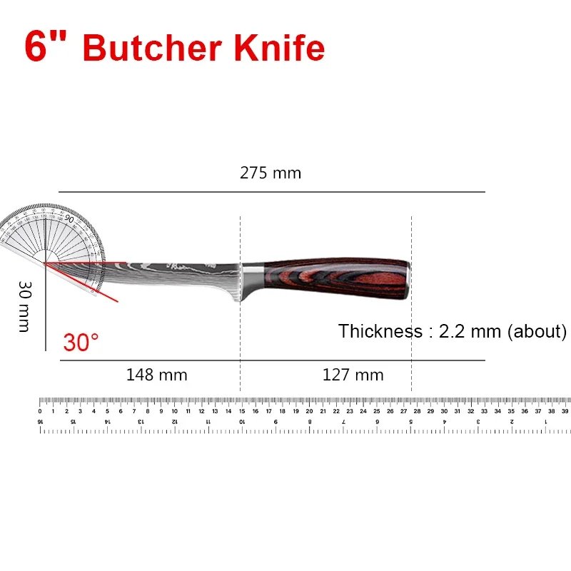 6inch boning knife