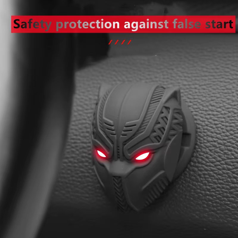 One click start protection cover for automobile interior decoration paste ignition ring decoration car decor  car accessories