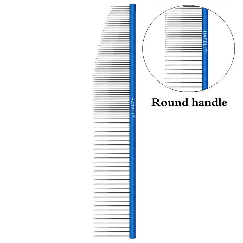 Blue round handle