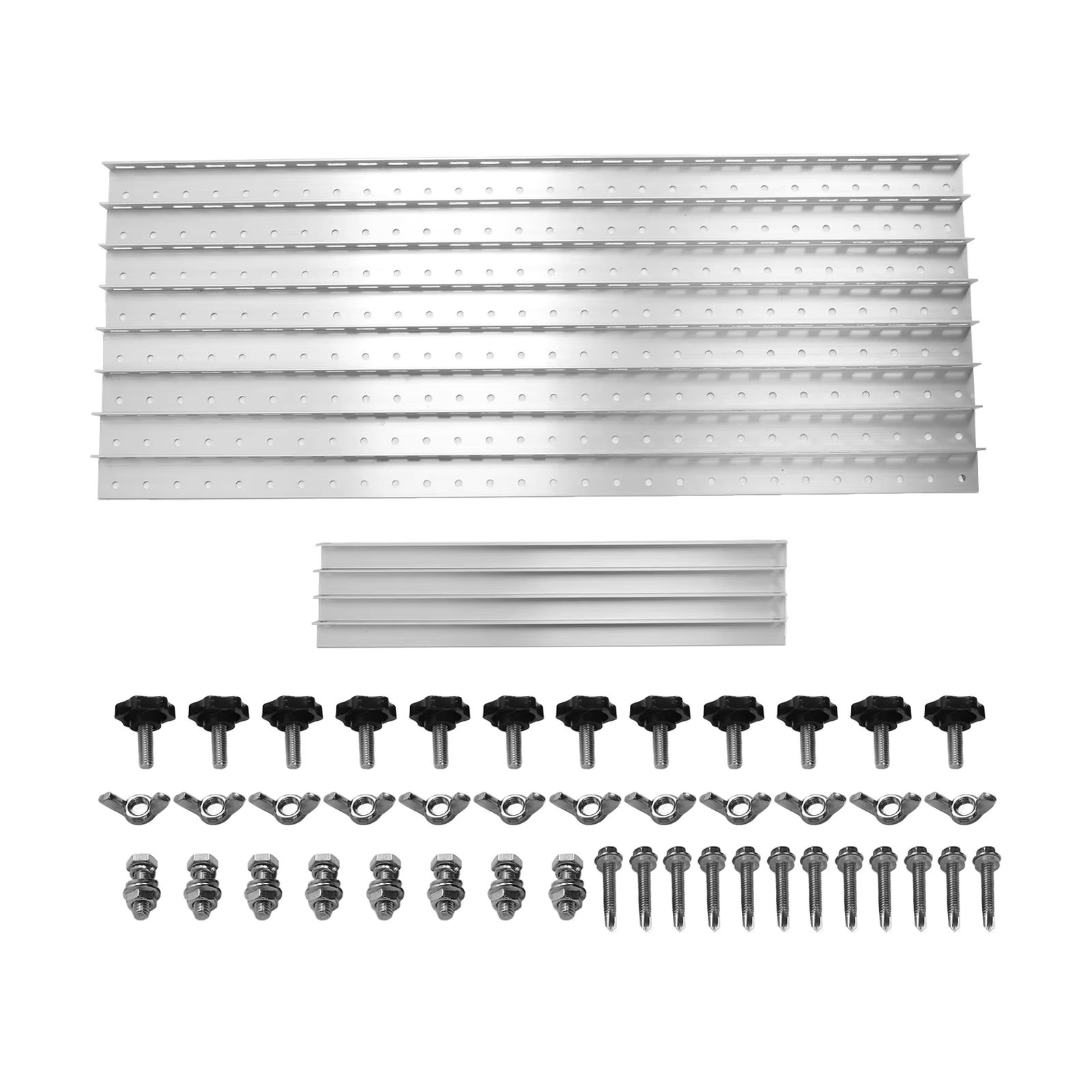 2 Set 41in Adjustable Solar Panel Tilt Mount Bracket with Folding Legs 180 200 300 400 600W for Roof RV Garages