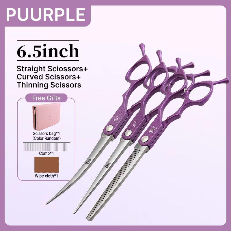 3pcs purple