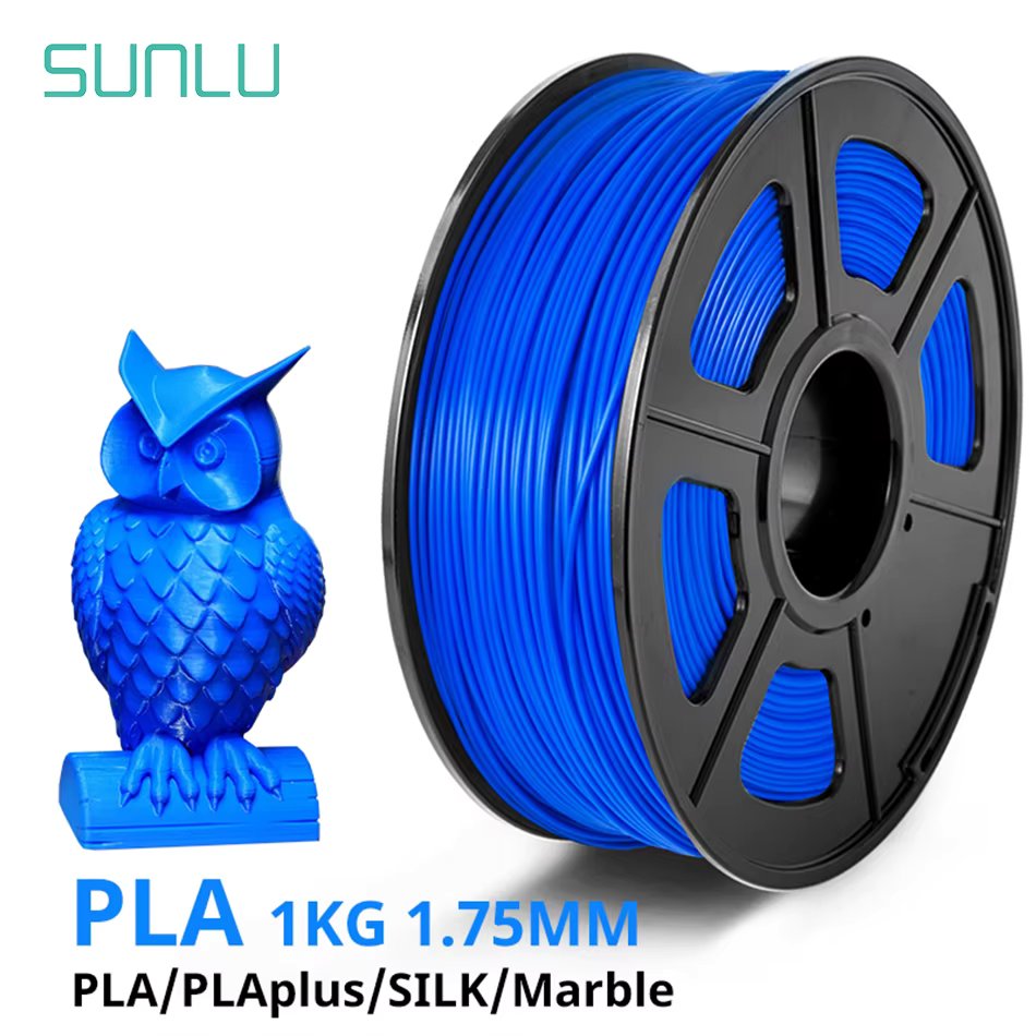 SUNLU PLA Filament 1KG 1.75MM PLAPLUS SILK Marble 2.2LBS 3D Printing No Bubble Odorless Non-Toxic Clogging Free Biodegradable