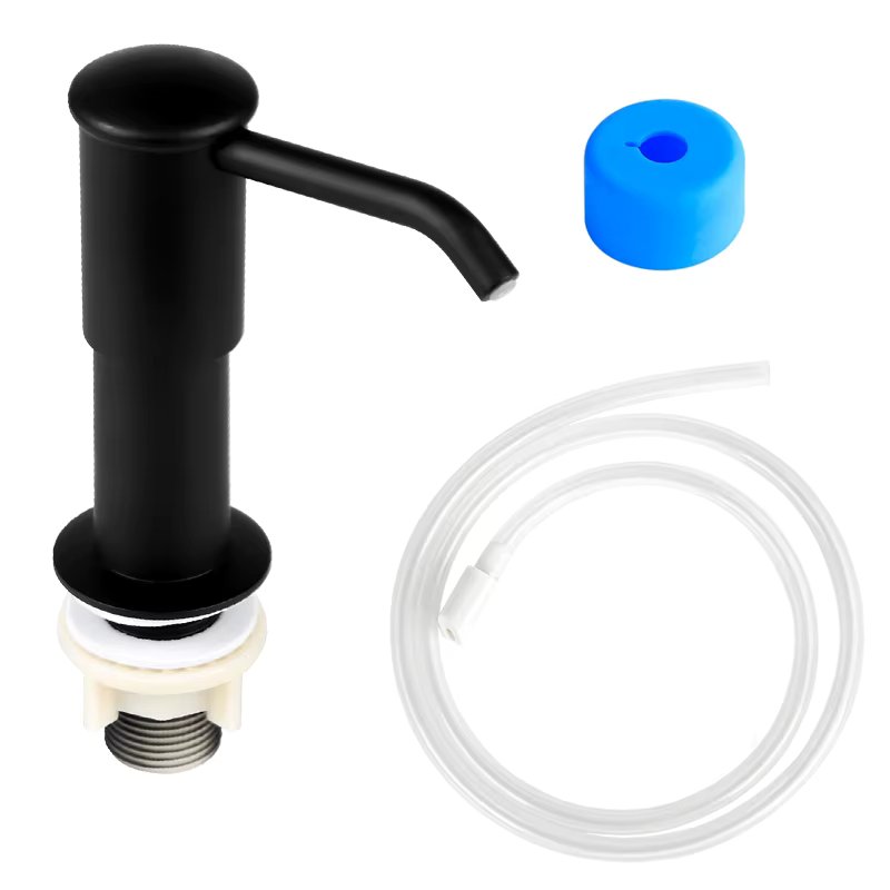 Dish Soap Dispenser for Kitchen Sink, Countertop Soap Dispenser Pump, 40" Silicone Extension Tube Connect to The Soa