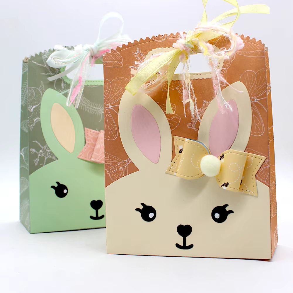 KSCRAFT Easter Gift Bag Metal Cutting Dies Stencils for DIY Scrapbooking Decorative Embossing DIY Paper Cards