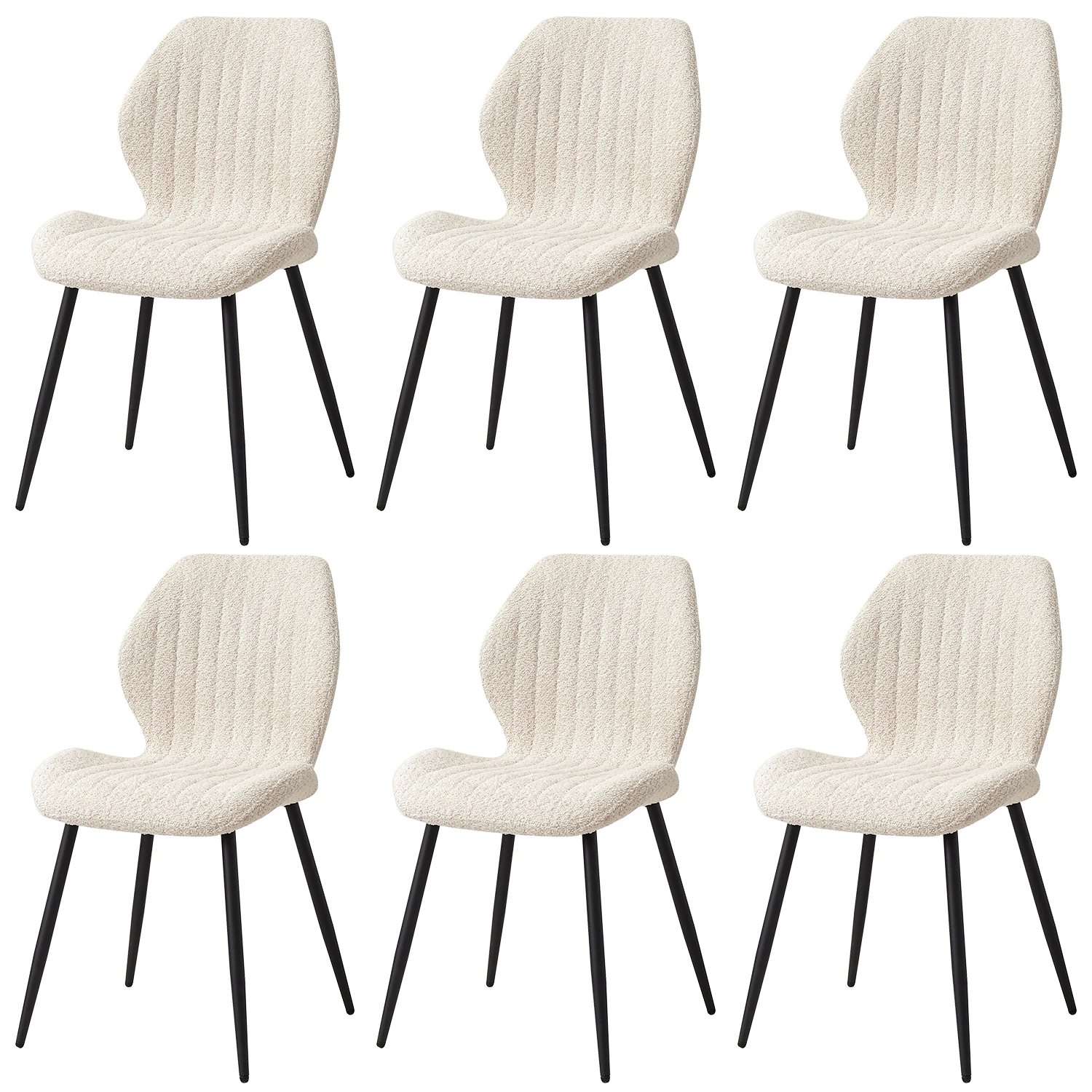 6pcs Beige