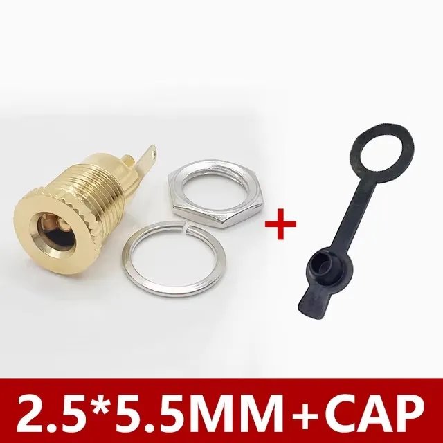 2.5mm Gold with Cap