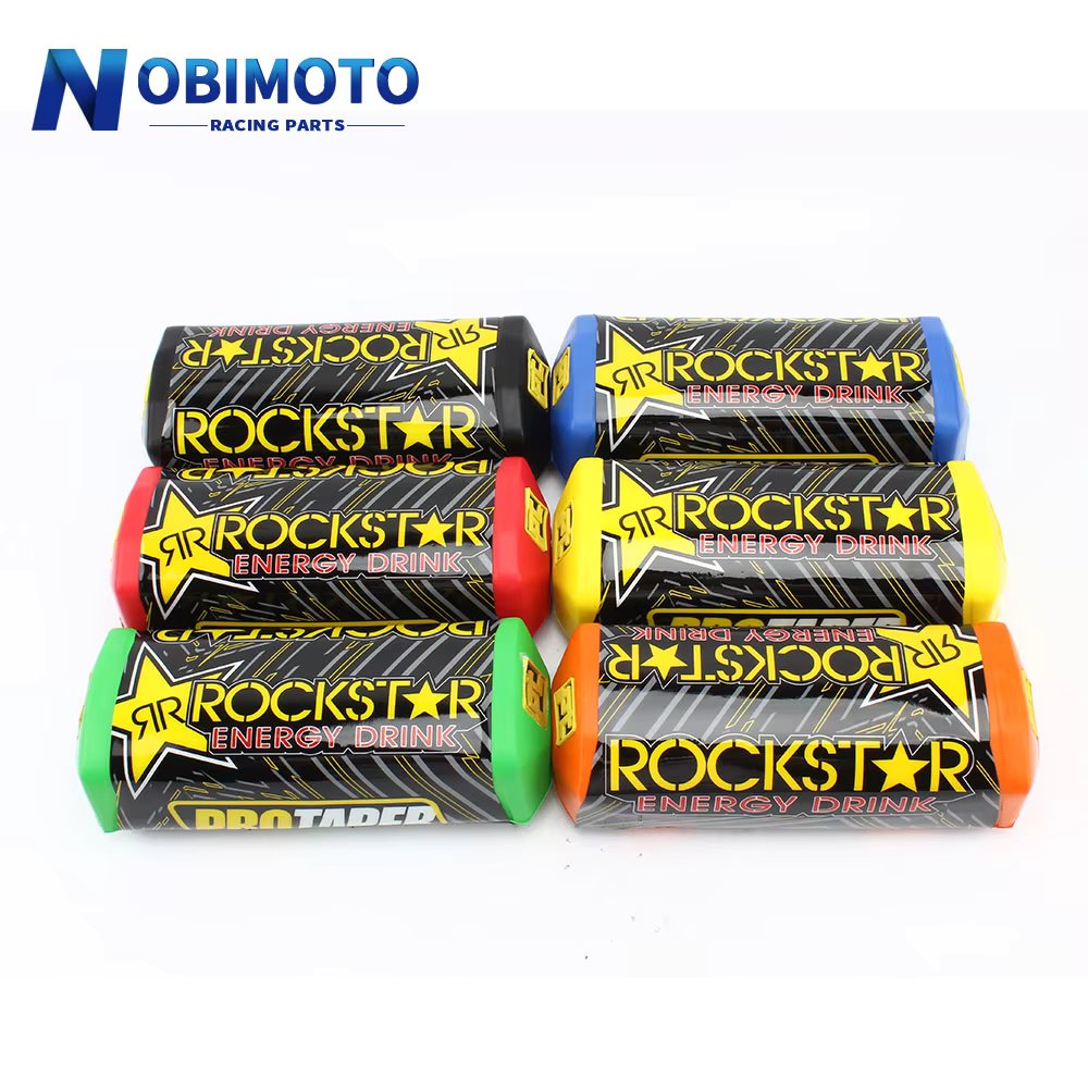 2.0 Square Motocross  Handlebar Chest Protector Cross Bar Pad Fit 1-1/8 Handle Bar Motorcycle Dirt Bike Pit Bike