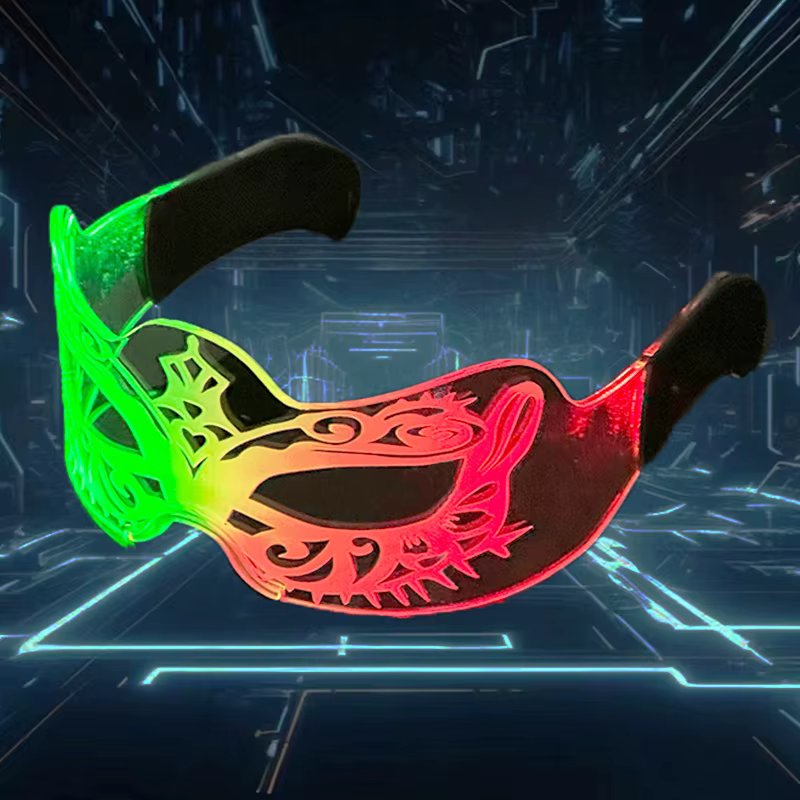 2.	Colorful LED Glasses Luminous Glasses for Music Bar KTV Glow Party Decoration Christmas Festival Glowing Neon Glasses