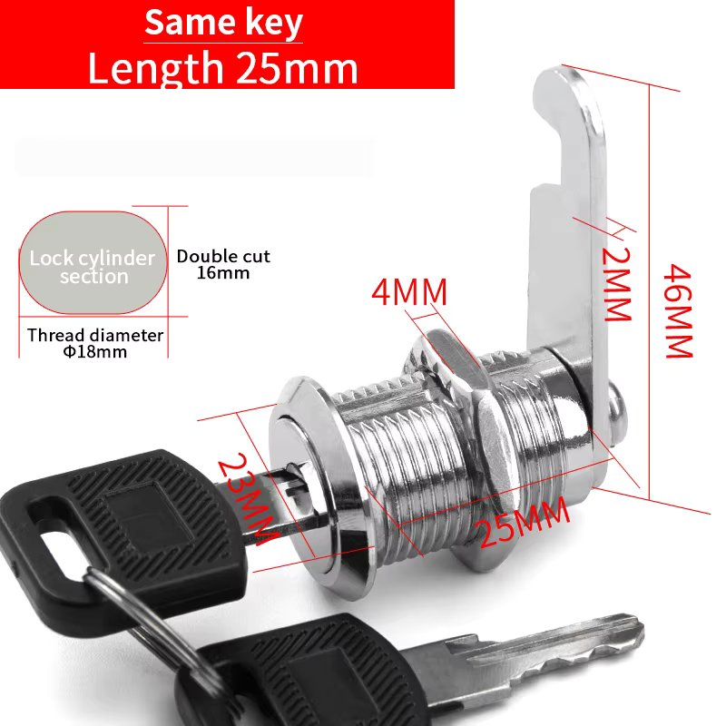 Same key 25mm