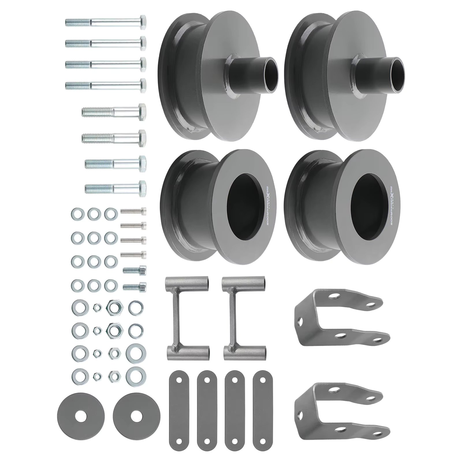 2.5" Front & 2" Rear Lift Kit W/Shock Extenders For Jeep Wrangler JK 2007-2018