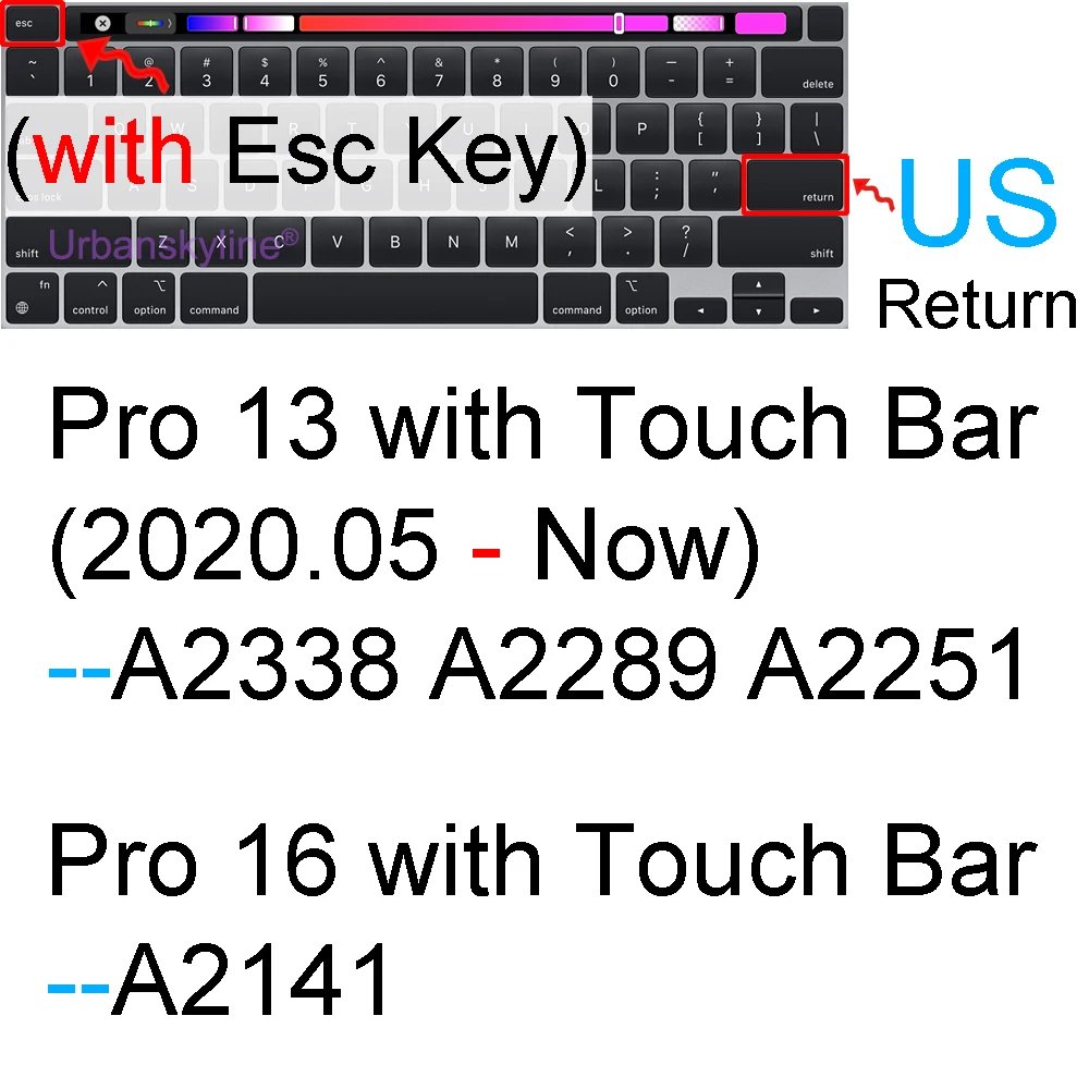 US 13 16 Touch Bar