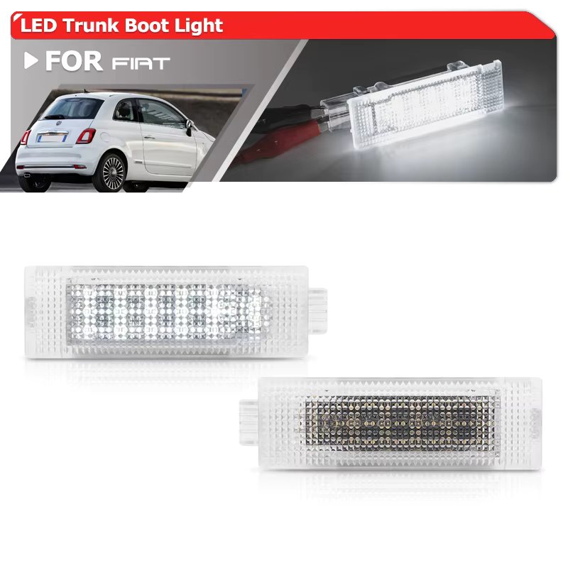 For Fiat Panda Typ 169 312 2003-2023 500 312 500L 351/352 500X 334 Bravo II Typ 198 Croma Linea LED Trunk Boot Luggage Light
