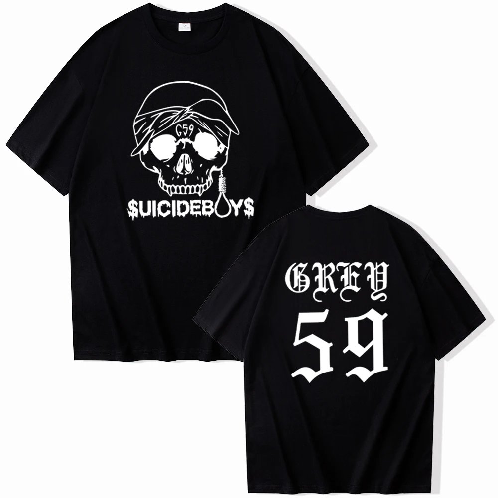 Suicideboys Shirt G59 Tour 2023 Shirt American Hip Hop Shirt Gift for Fan O-Neck Casual Short Sleeve Shirts