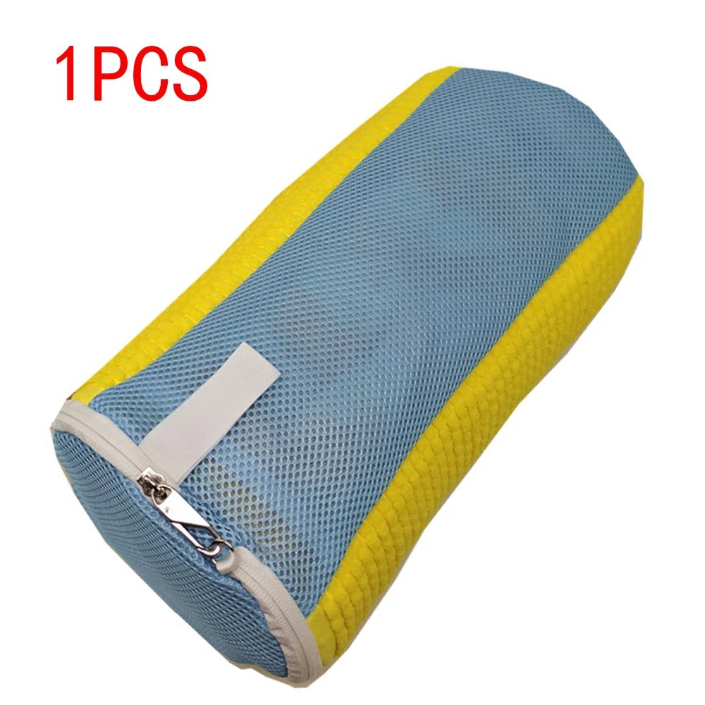 NEW Side Zipper Shoe Bag for Washing Machine Chenille Velvet Lined Shoe Washing Bag Portable Fluffy Fiber Sneaker Laundry Bags