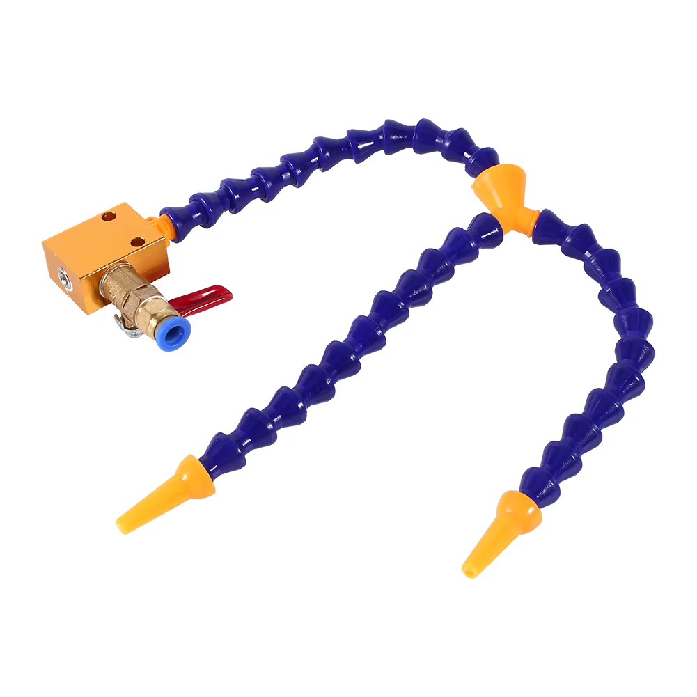 Engraving Machine Cooling Sprayer Spray Nozzle Mist Cooling Spray System Bidirection Tube Valve for 8mm Air Pipe CNC Lathe