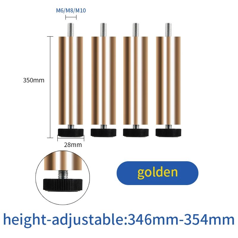 Gold 35cm M6 M8 M10