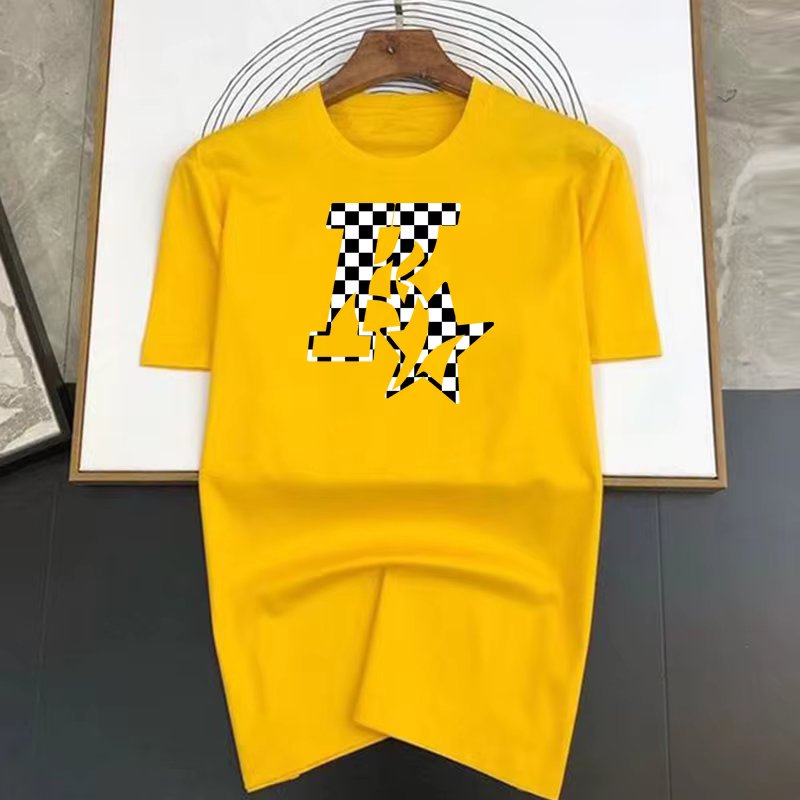 2023 Men's and Women's New Star K Top Basic Cotton T-shirt Summer round neck fashionable casual short sleeves