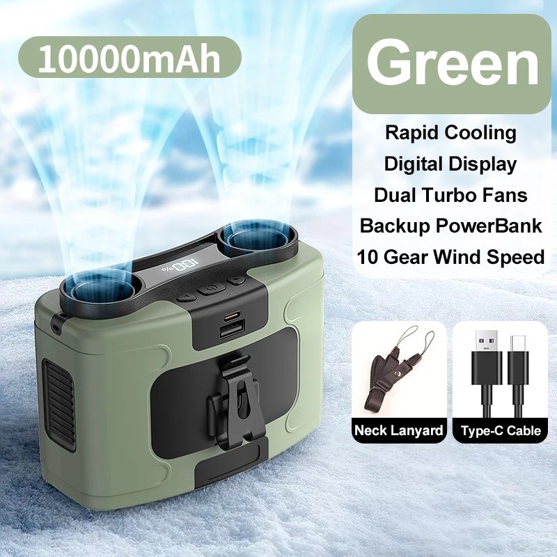 Green Dual Fans