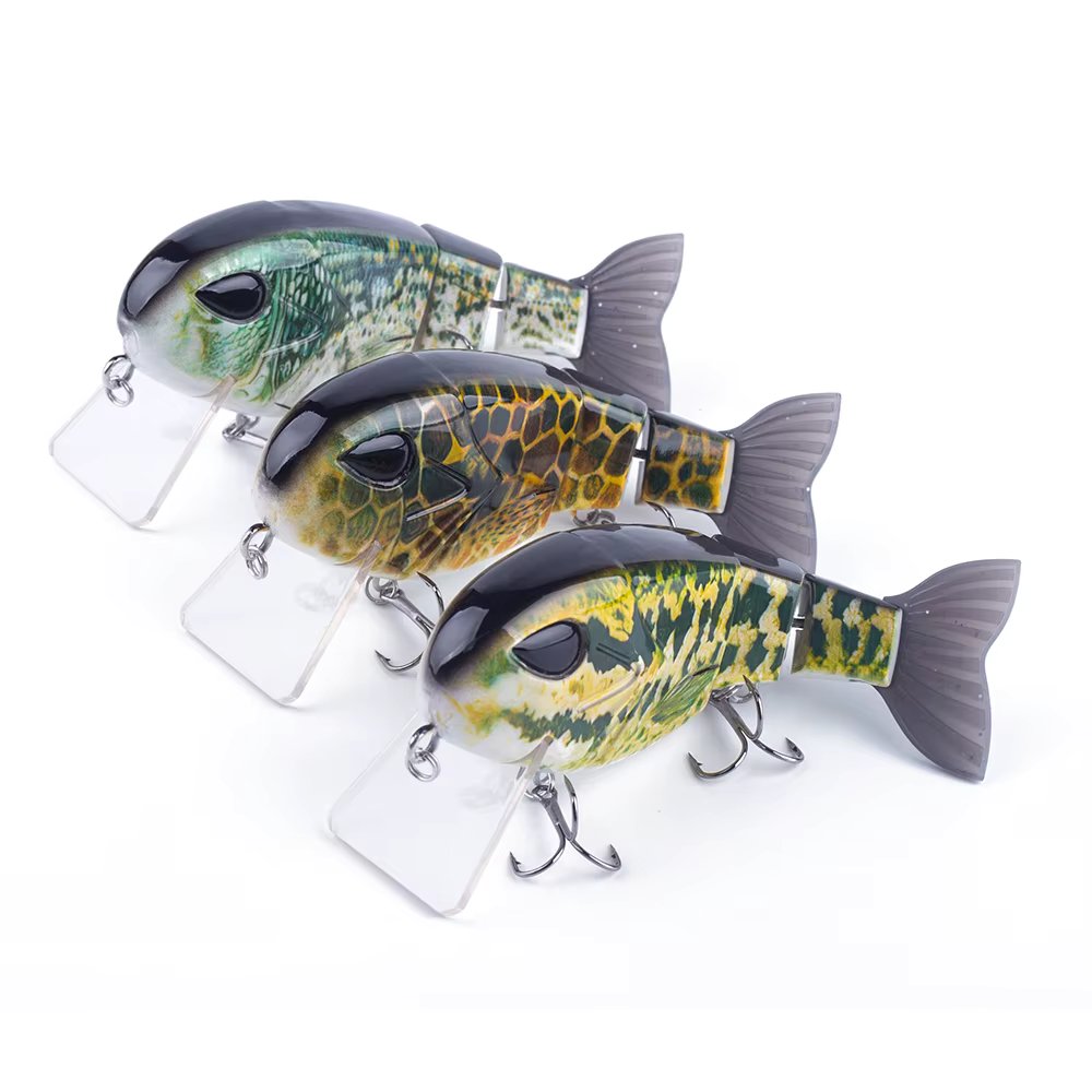 Hanlin 12.5cmm 50g Multi Jointed Glider Shad Swim Hard Bait Pike Musky Bass Slider Fish Tackle Soft Tails Glide Fishing Lures