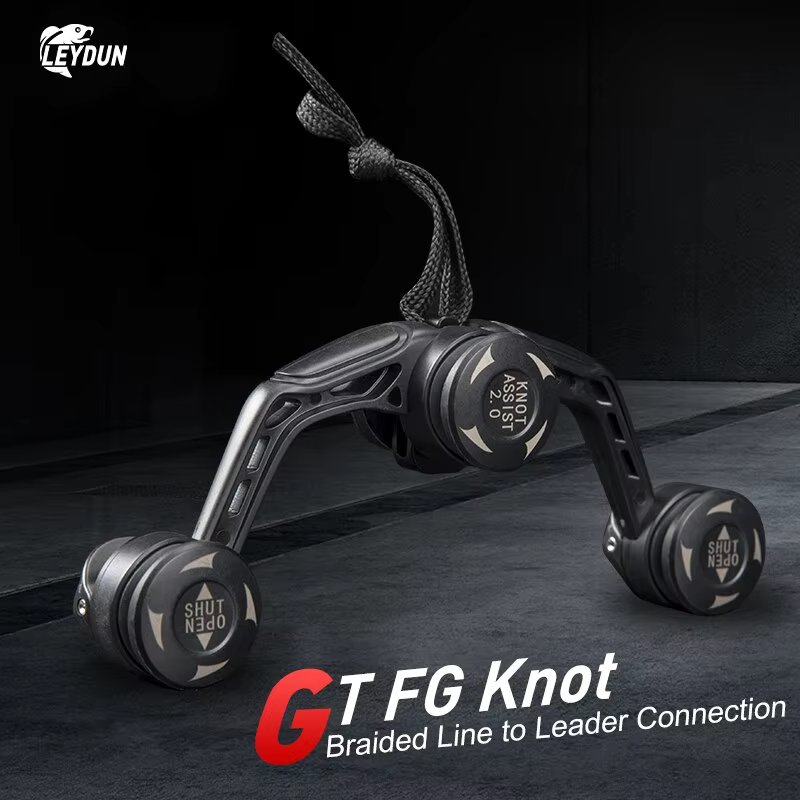 LEYDUN Fishing Tools GT FG PR Knotter Assist Line Leader Connection Knotting Machine Bobbin Winder Lines Wire Japan Knot Tool