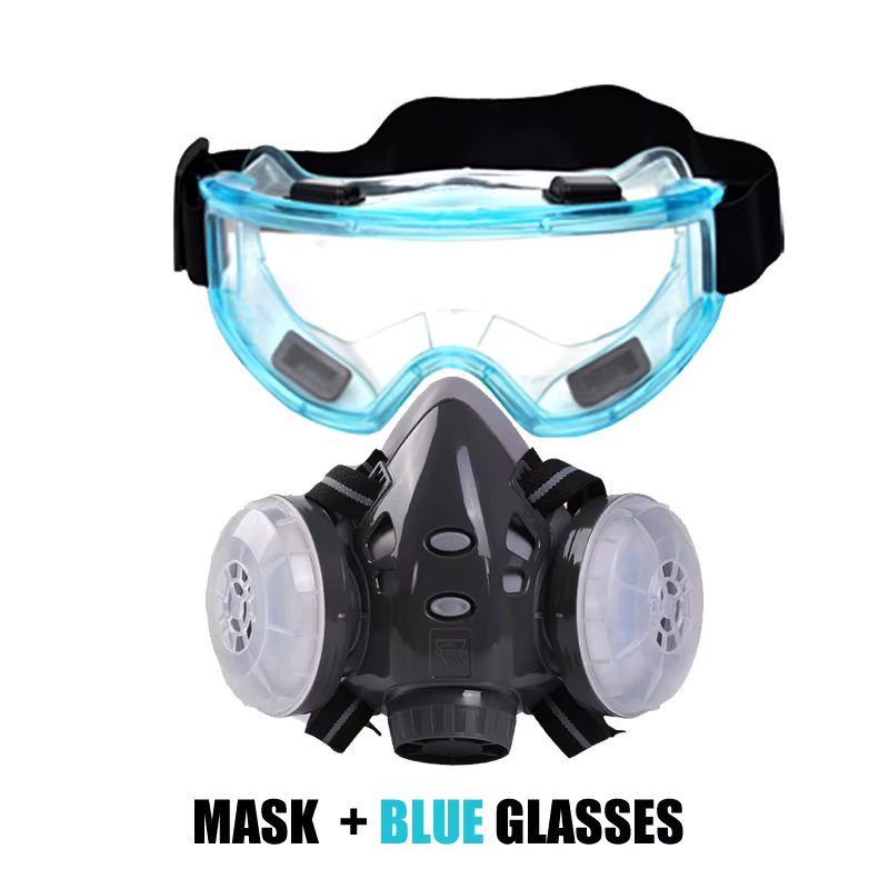 Mask Blue Goggles