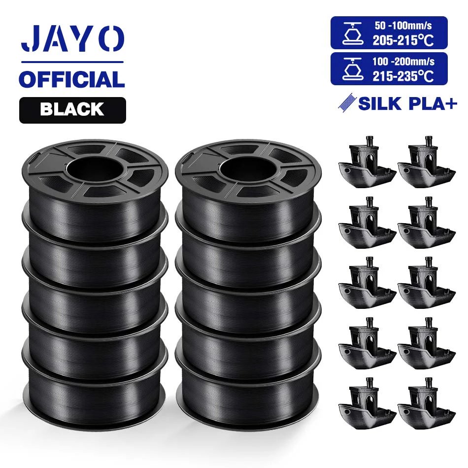 SILK Black 10Roll