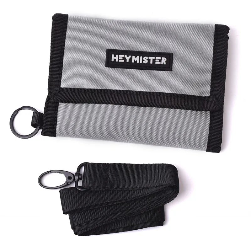 Men Women Tri-Fold Coin Purse Oxford Wallet For Shoulder Sling Wallets Fashion Slim Multifunctional Classic Portable Card Holder