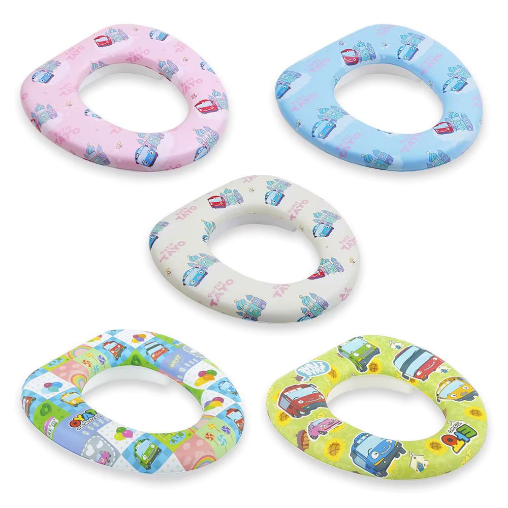 Tutupapa Tayo Baby Toilet Potty Seat Children Kids Portable Toilet Cover For Boys And Girls Baby Toilet Training Seat Soft Cushion Mat Children's Pot Non-slip Infant Potty Safe Seat with Armrest