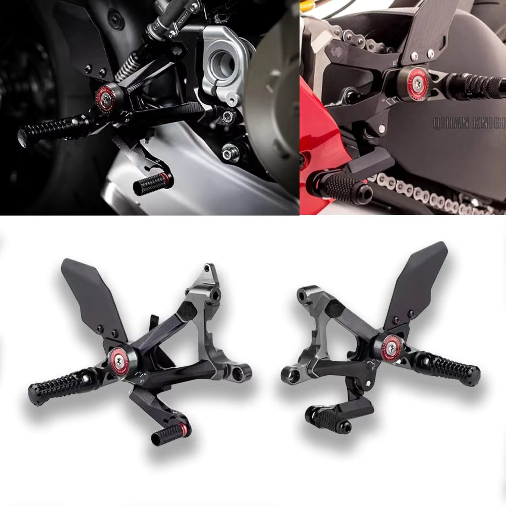 For Ducati Street Fighter V4 2018-2024 PANIGALE V4S V4 V4R V4 Motorcycle whole CNC & Carbon fiber Racing Rearset