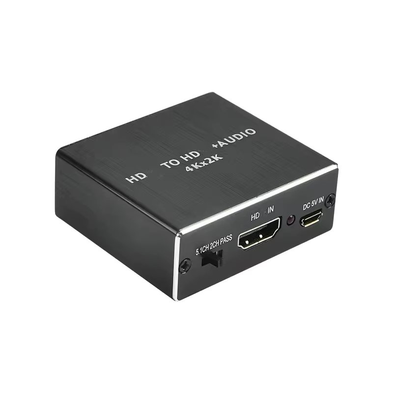 HDMI-Compatible Audio Extractor Stereo Audio Converter 3.5mm 4k X 2k Audio Splitter Adapter For PS4 TV DVD Home Theater