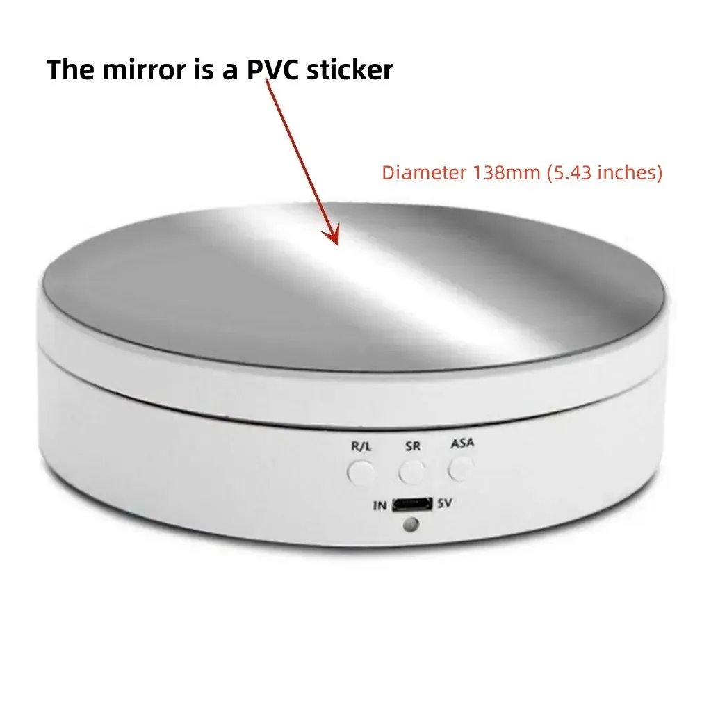 White mirror 138mm