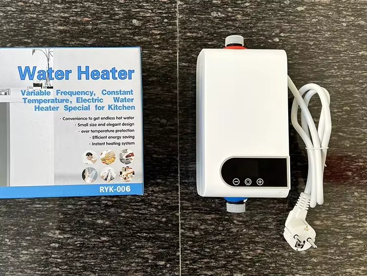 Instant Water Heater 220V5500W Portable Electric Heaters for Bathroom Hot Water Shower and Home Kitchen Heating