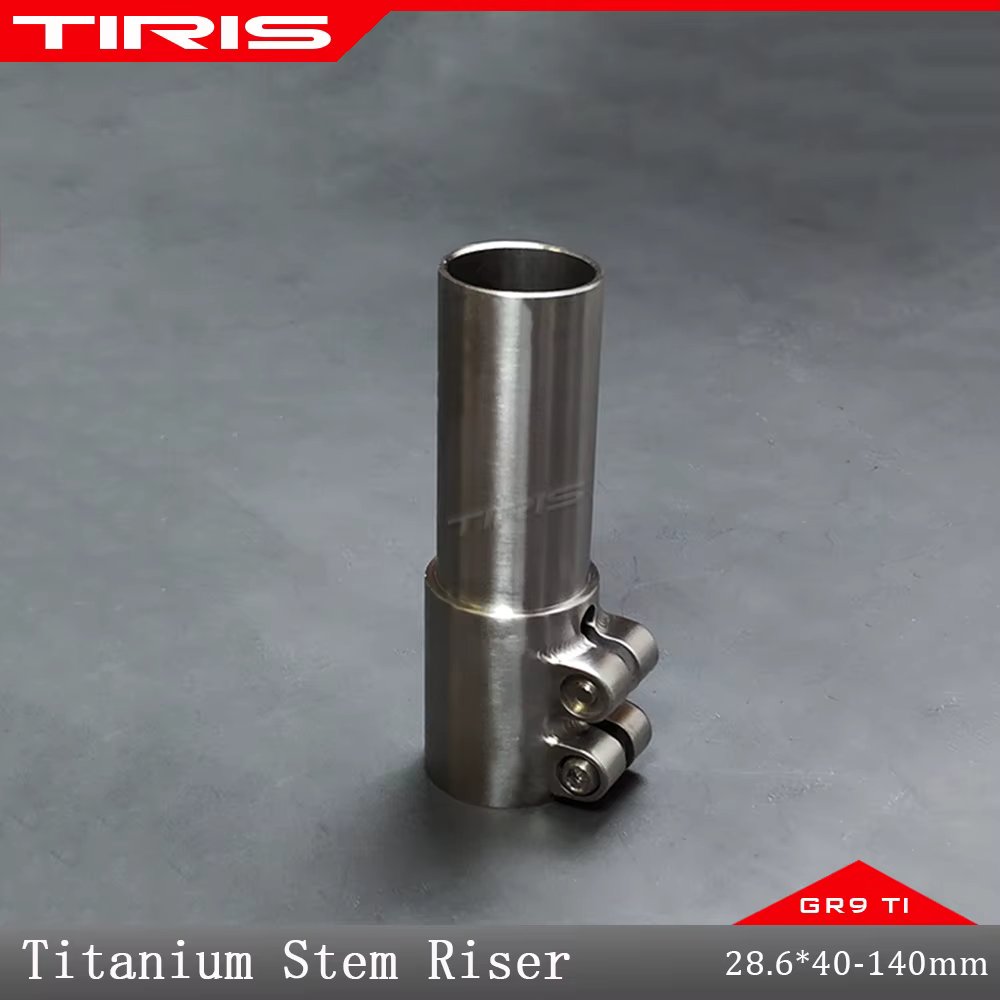 TIRIS-ZGQ1 Titanium Stem Heighten Riser Fork Steer Tube Extender Mountain，road bikes