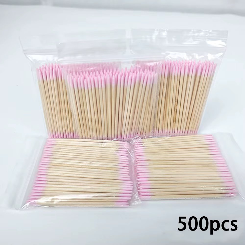 500pcs pink dualhead