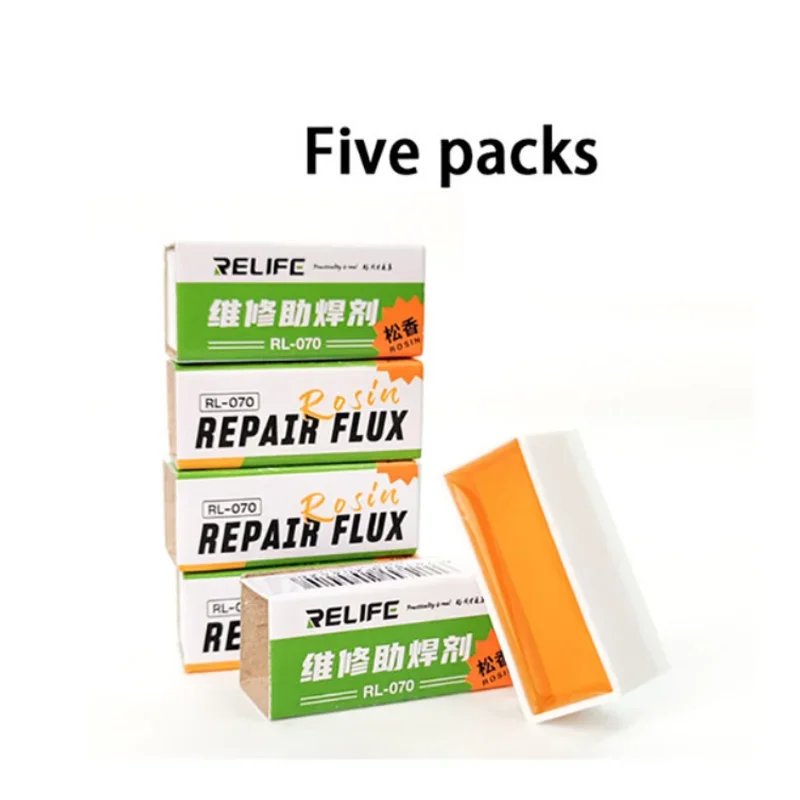 RELIFE RL-070/069B High-purity Rosin Solder Paste for Welding Mobile Phone Auxiliary Electric Iron Soldering Oil Soldering Tin