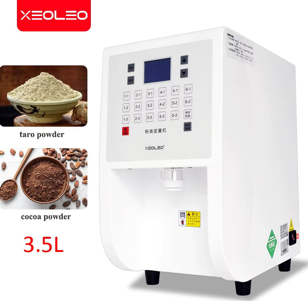 XEOLEO Powder Quantitative Filling Machine Dispenser Quantifier Measuring Machine for Granular Grain Creamer/Taro/Sugar/Cocoa