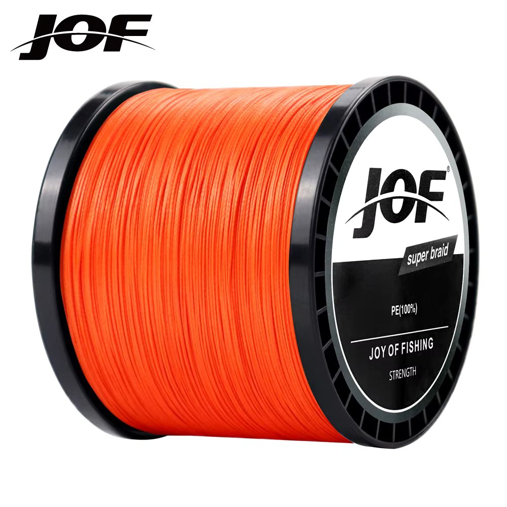 JOF 4 Strands Braided Fishing Line Strong Power Multifilament PE Line 8-80LB Japan Strands Wire Carp Accessories 300/500/1000M