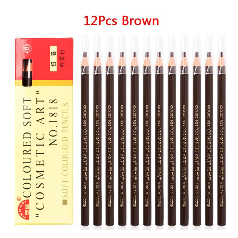 12Pcs Brown