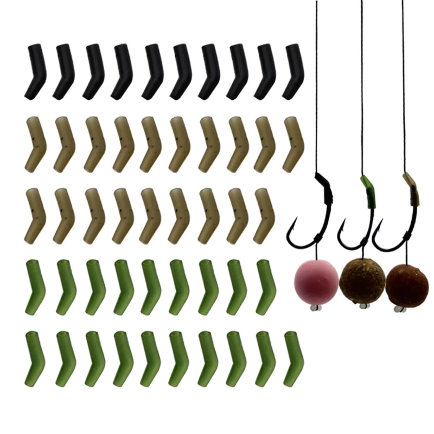 Excellent High-quality 30pcs of Top-notch Fishing Tackle Boxes with Protection Sleeves for Ronnie Rigs Spinner, perfect fit for